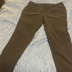 Lululemon Athletica Dark Olive Trousers
